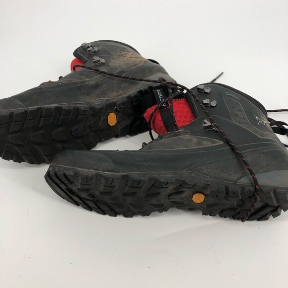 Arc’Teryx Bora 2 Mid GTX Hiking Boots Mens Size 13 Black Red Liner‎ main image 4